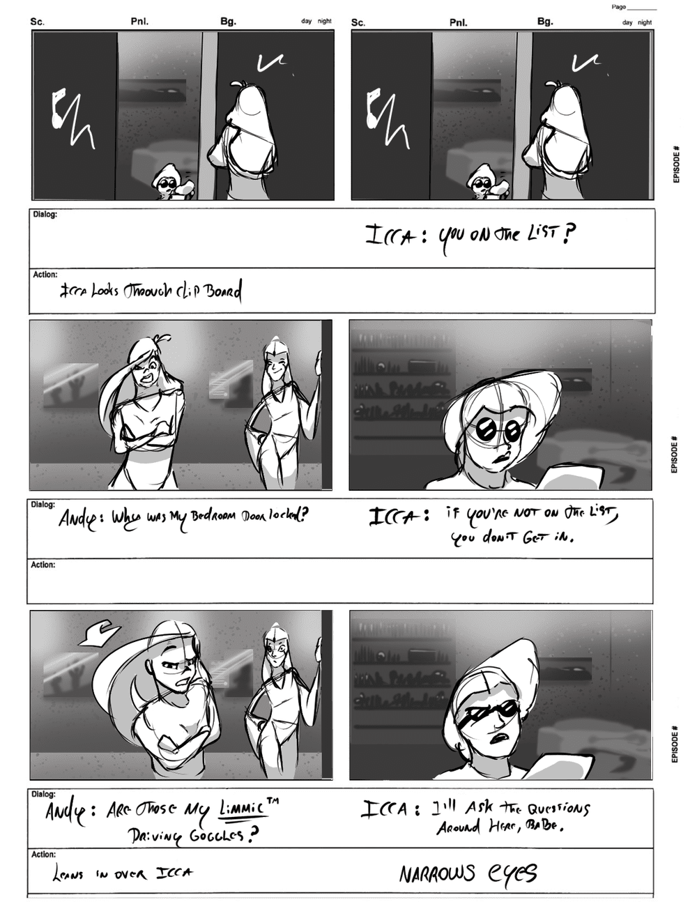 Charlotte　STORYBADRD Episode1 Charlotte STORYBADRD Episode1 Storyboard and Animatic Ver 1